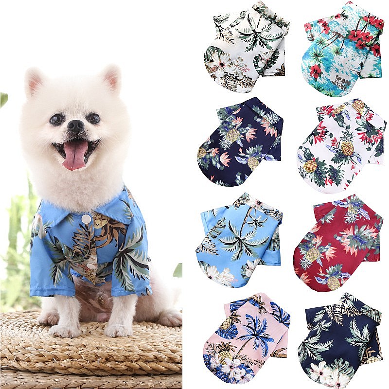 Summer Dog Clothing - Hawaiian Beach Style Dog Clothes Dog