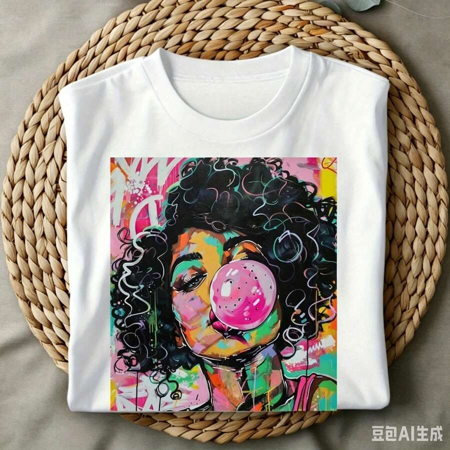 Summer Clothing Trends For Women - Funky Weekend Vibes Pop Art Curly