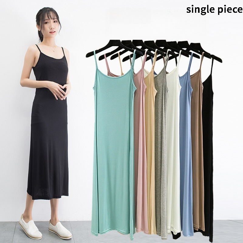 Summer Clothing Items - Modal Camisole Vest Dress for Women