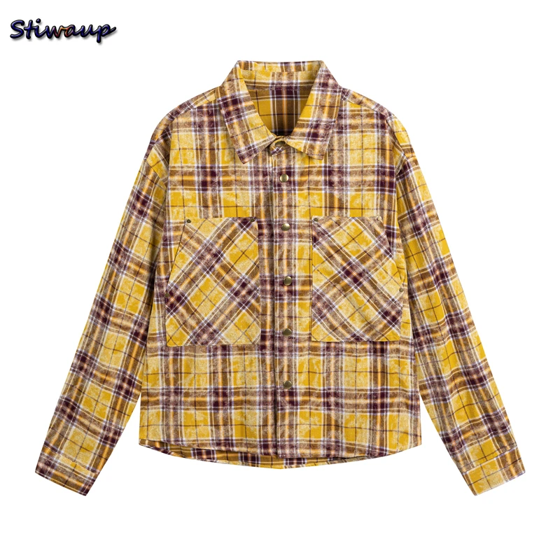Summer Clothing Old Money - Women's Plaid Shirt Long Sleeve Fashion