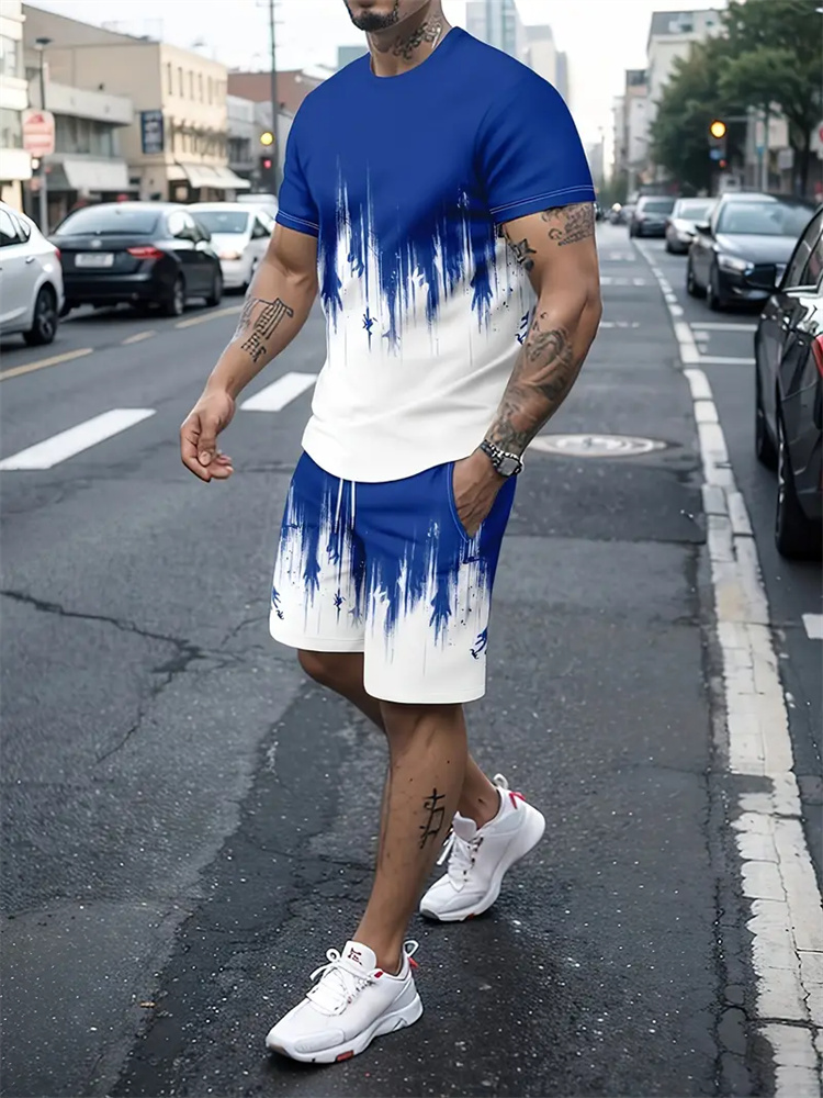 Men Women Gradient Texture T-s - огляд і ціна Summer Clothing Items