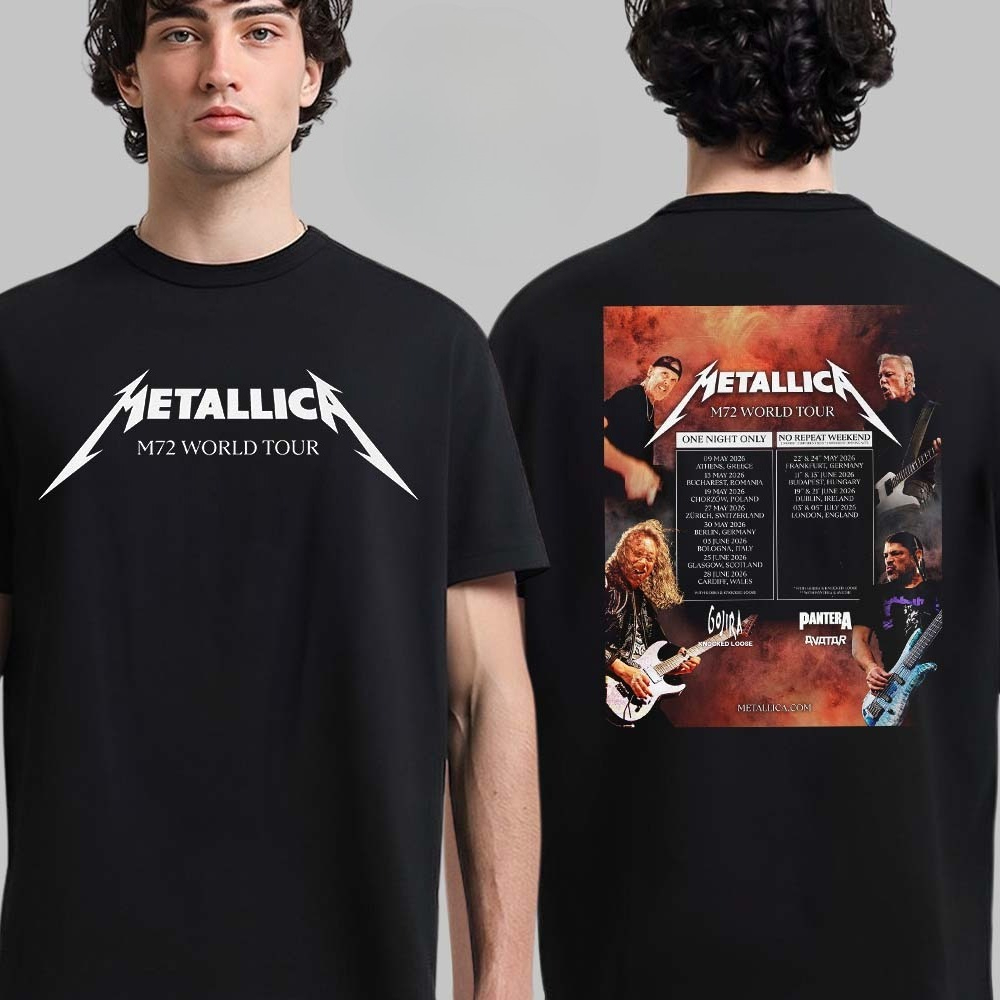 Metallica M72 World Tour Retur - огляд і ціна Summer Clothing Europe