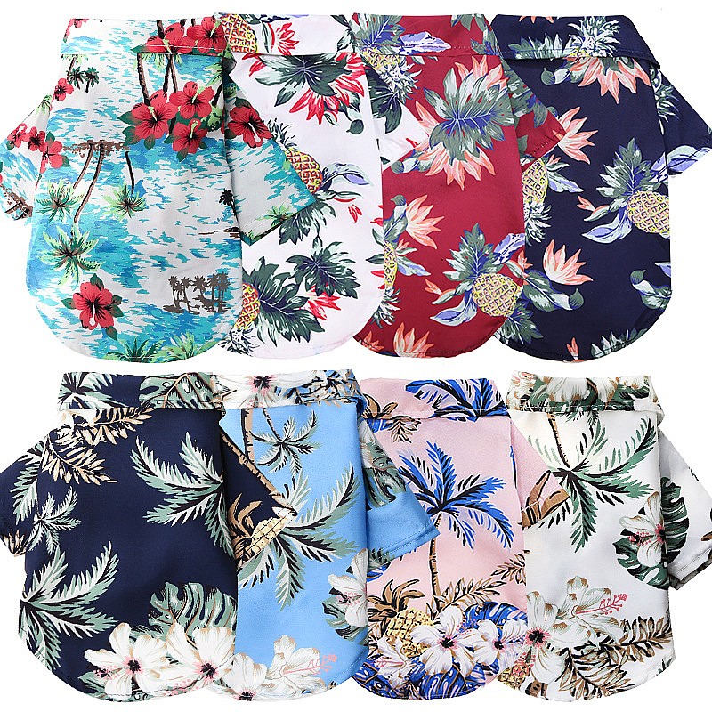 Hawaiian Beach Style Dog Cloth - огляд і ціна Summer Dog Clothing
