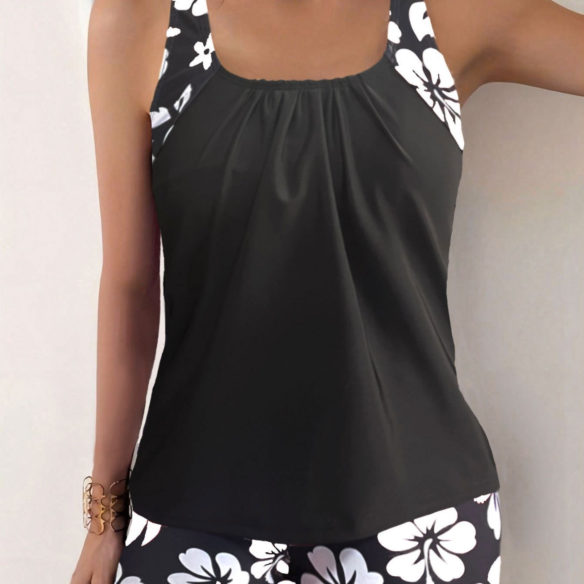 Woman Tankini With Shorts Swim - огляд і ціна Halter Neck Top