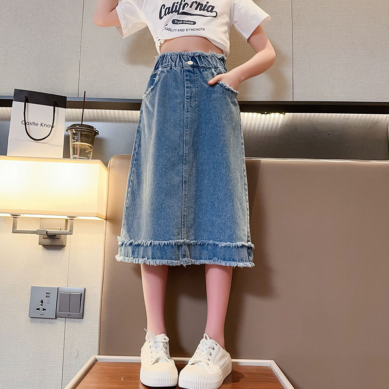 School Girls Denim Skirt Sprin - огляд і ціна Summer Clothing For Teen Girls