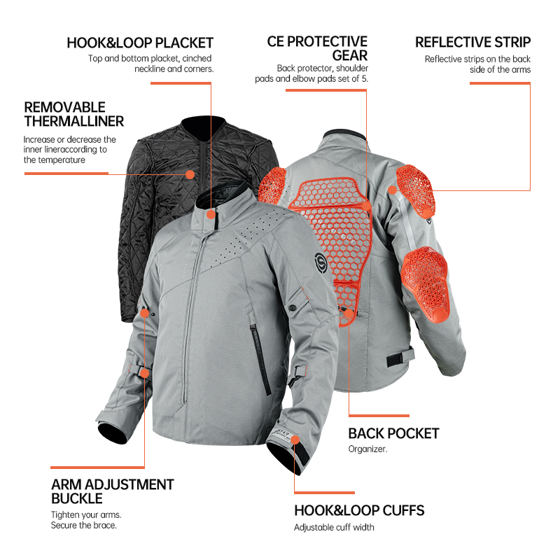 SFK Grey Motorcycle Riding Clo - огляд і ціна Summer Knights Clothing