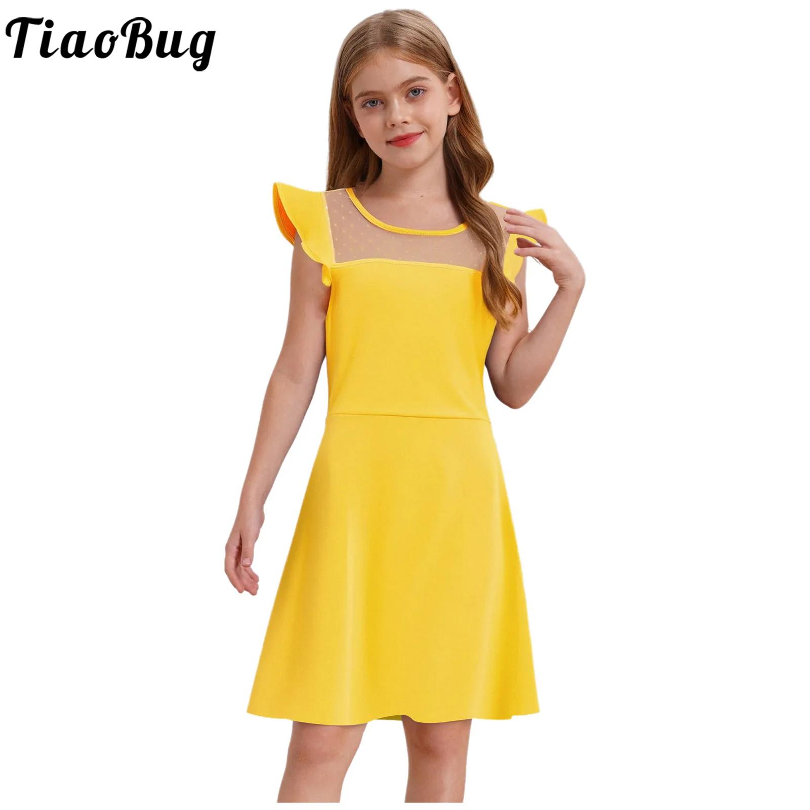 Teen Girls Summer Dress Ruffle - огляд і ціна Summer Clothing For Teen Girls