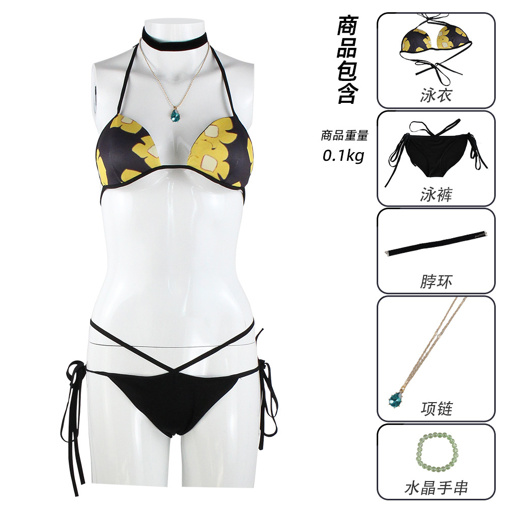 2 Styles Women Anime Style Bik - огляд і ціна Halter Neck Top