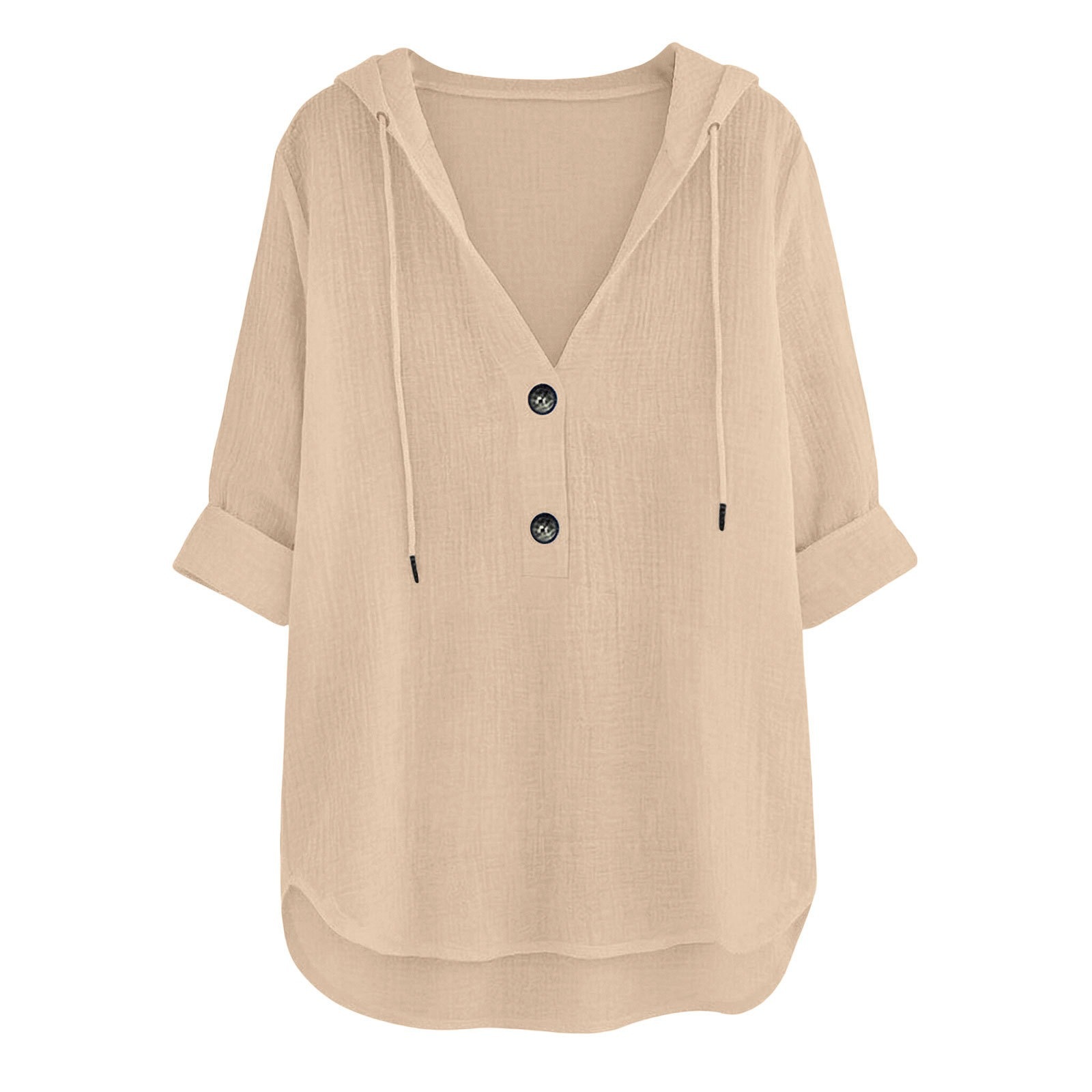 Women Hooded Drawstring V Neck - огляд і ціна Summer Clothing Old Money