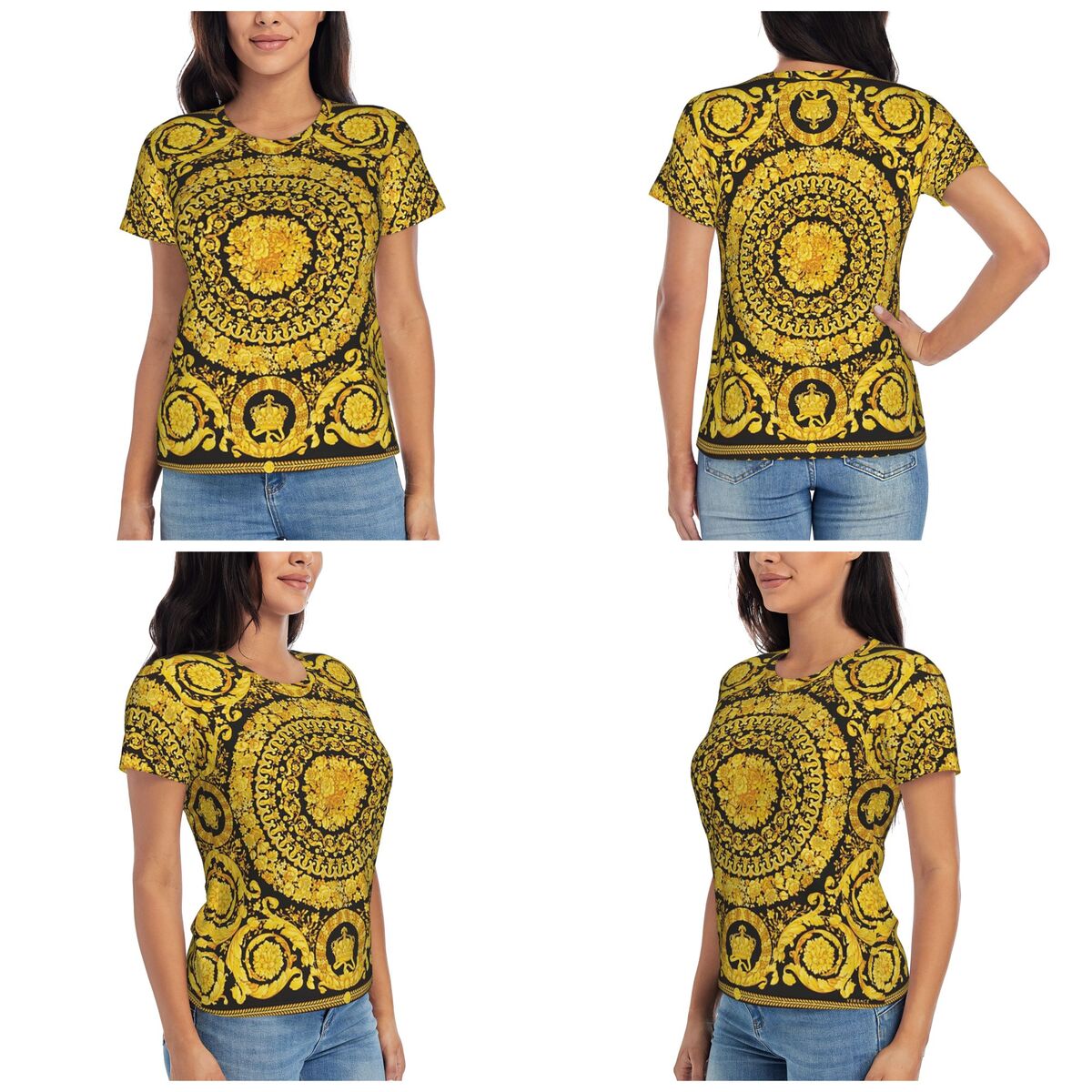 Decorative Golden Medallion Ba - огляд і ціна Summer Clothing For 60 Year Old Woman