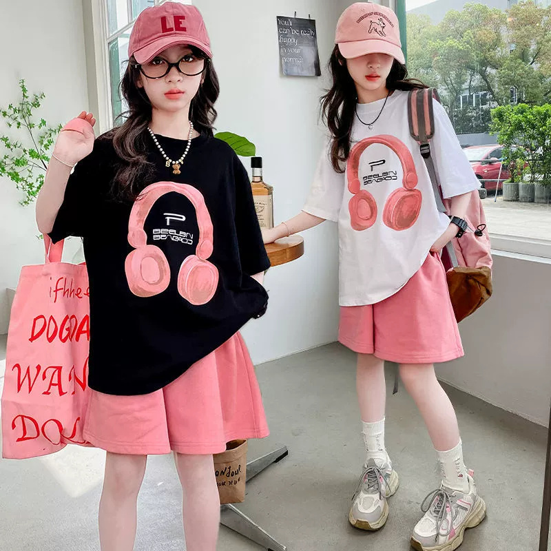 Summer Girls T-Shirts Sets New - огляд і ціна Summer Clothing For Teen Girls