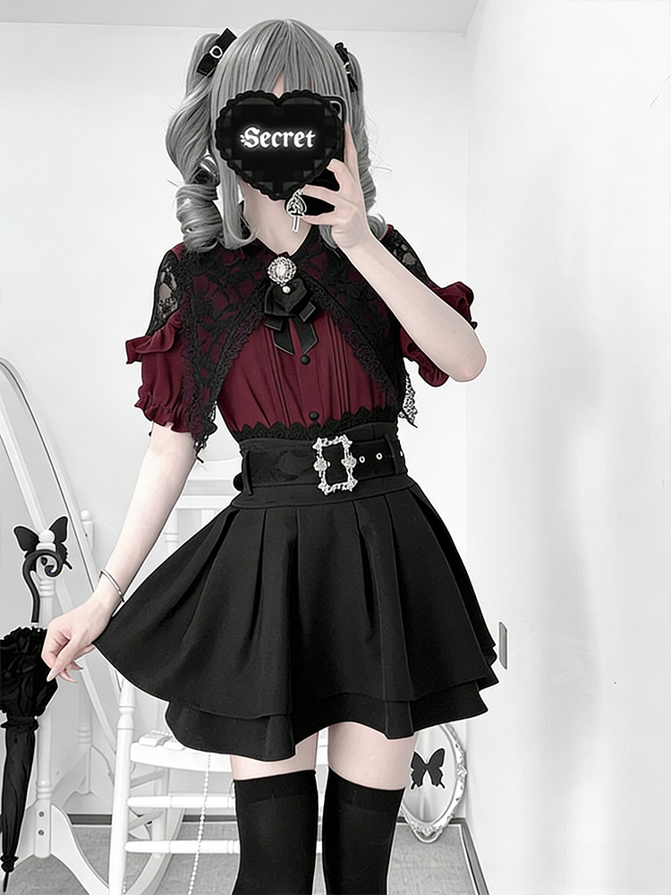 Gothic Style Shoulder Bared Sh - огляд і ціна Summer Clothing Old Money