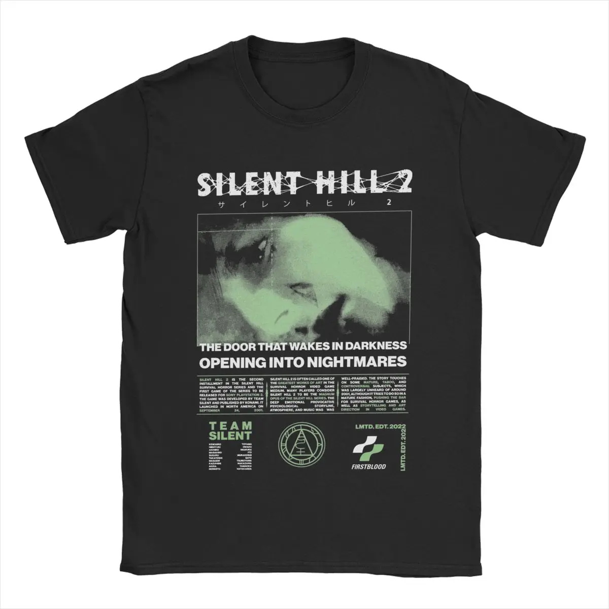 Men Silent Hill 2 T Shirts Cot - огляд і ціна Summer Hill Clothing