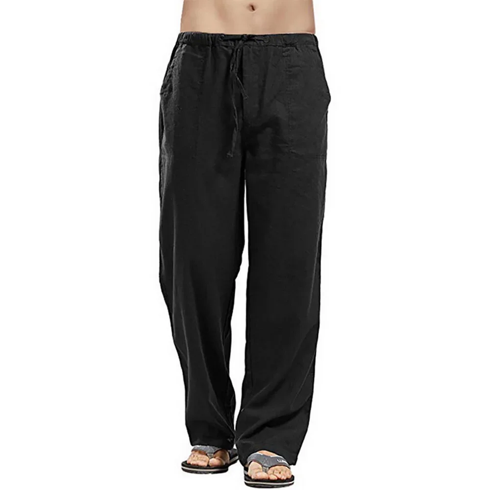 Men's Casual Pants Cotton Line - огляд і ціна Summer Clothing Men Linen