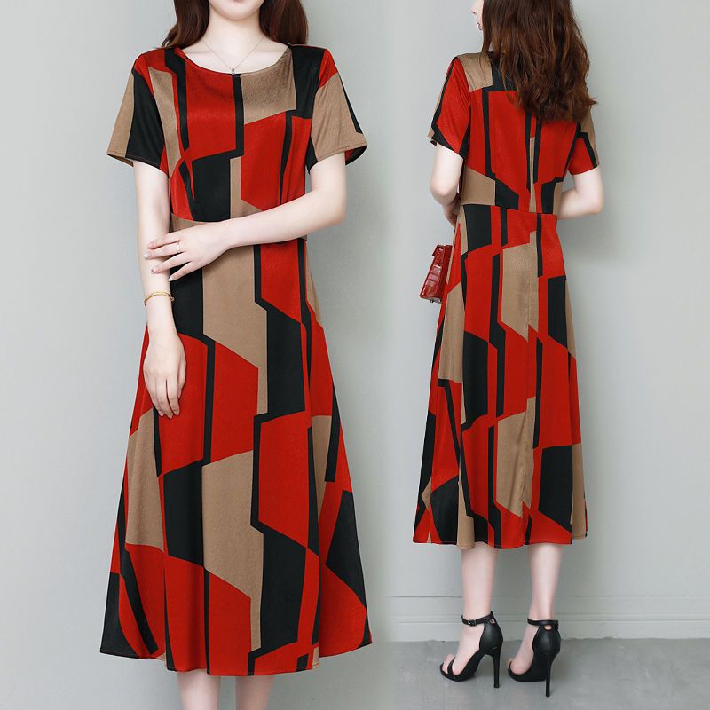 Office Lady Geometric Vintage  - огляд і ціна Summer Clothing For 60 Year Old Woman