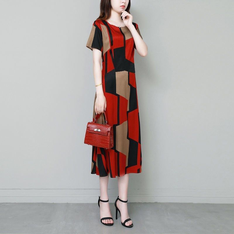 Office Lady Geometric Vintage  - огляд і ціна Summer Clothing For 60 Year Old Woman
