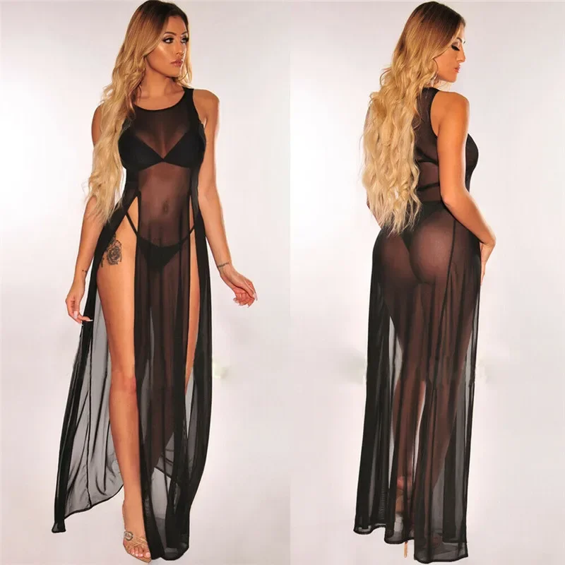 Women Sexy Long Dress Mesh She - огляд і ціна Summer Clothing H&M