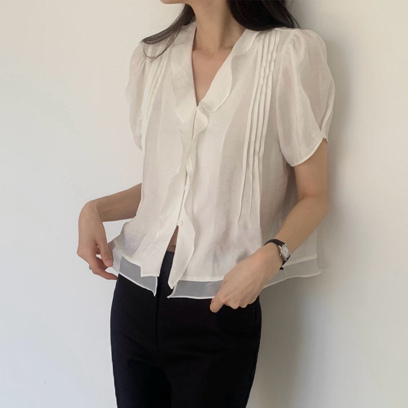 Korean Style Short Sleeve Sing - огляд і ціна Summer Clothing Old Money