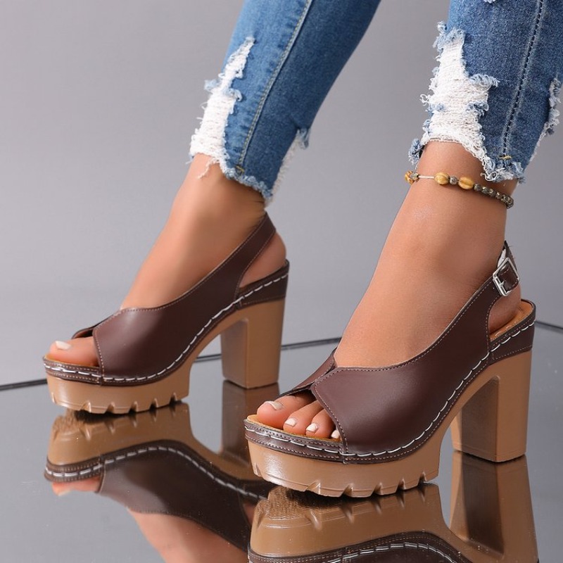 Women's Sandals Chunky High He - огляд і ціна Summer Clothing Items