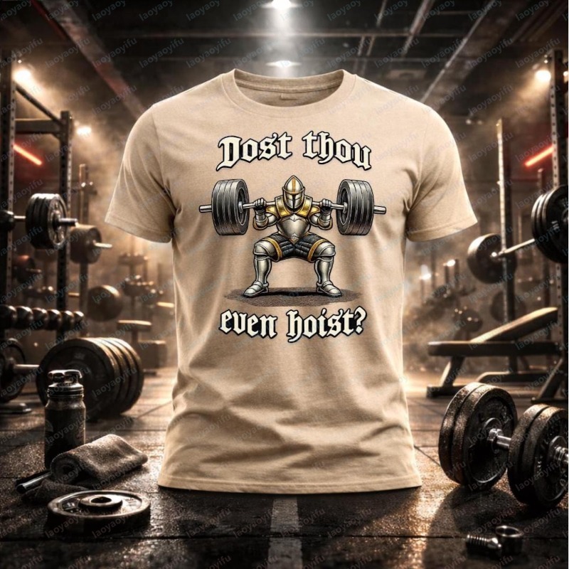 Dost Thou Even Hoist Cotton T- - огляд і ціна Summer Knights Clothing