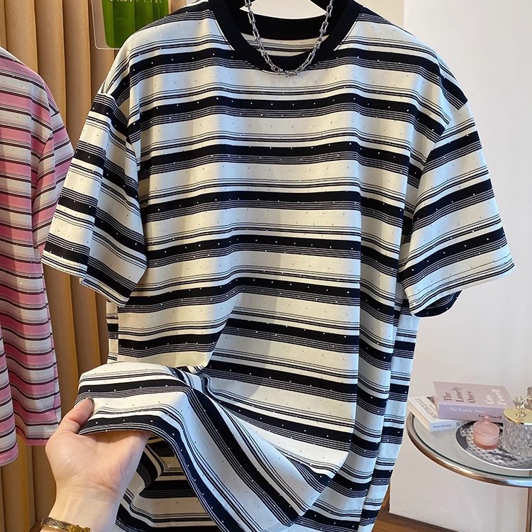 Unisex Pure Cotton Striped Sho - огляд і ціна Summer Clothing Outlet