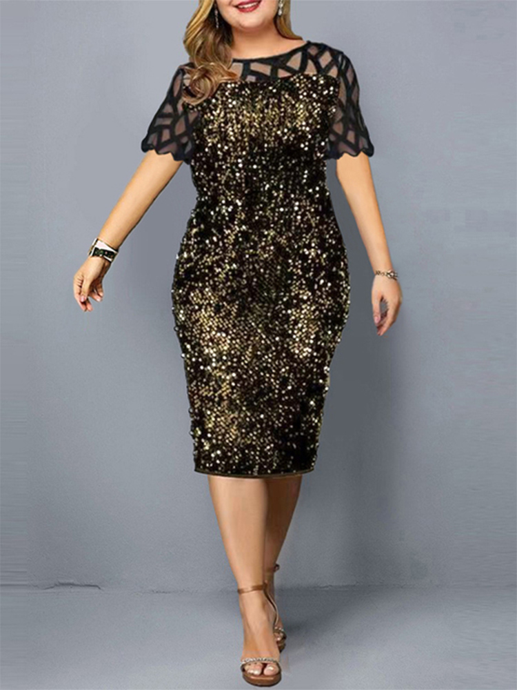 2022 Women Shiny Party Dresses - огляд і ціна Summer Clothing For 60 Year Old Woman