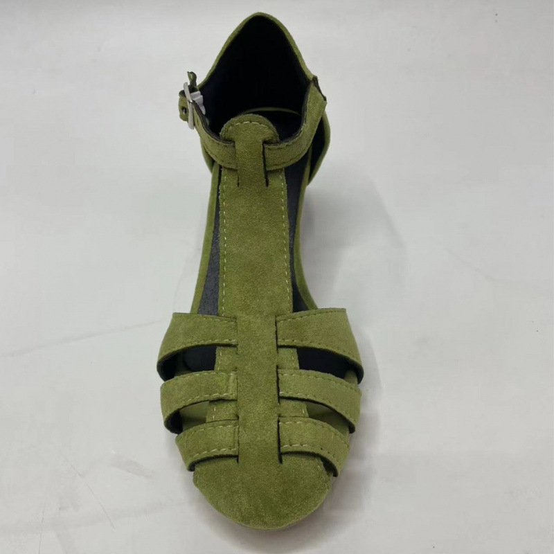 Women's Green Suede Kitten Hee - огляд і ціна Summer Clothing Items