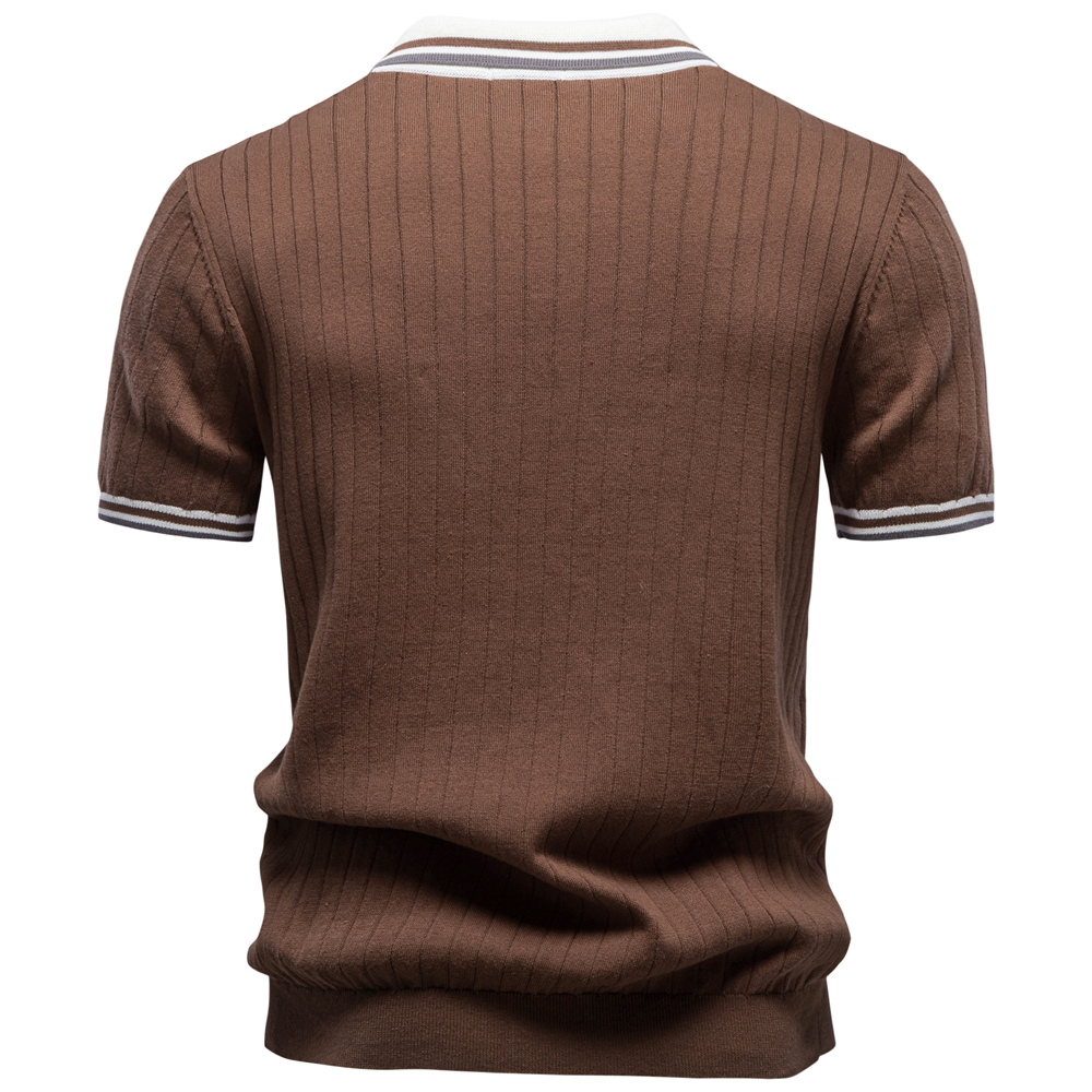 AIOPESON Men's Polo Shirt 100% - огляд і ціна Summer Clothing Old Money