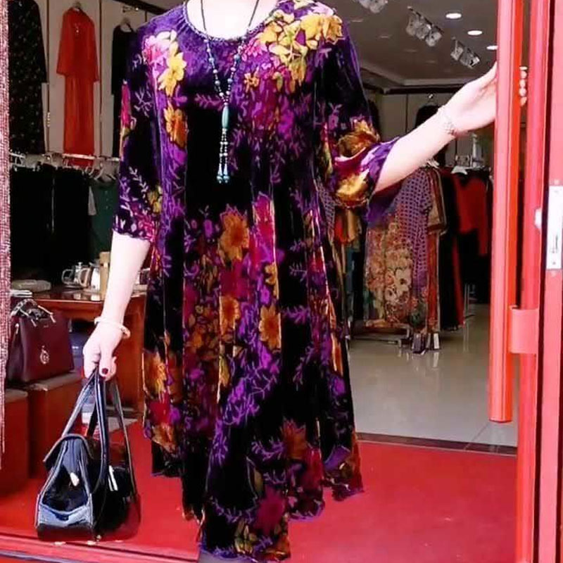 Vintage Broken Flowers Midi Dr - огляд і ціна Summer Clothing For 60 Year Old Woman