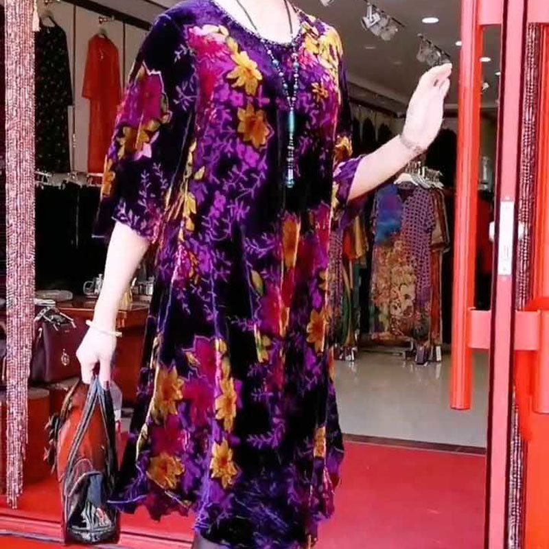 Vintage Broken Flowers Midi Dr - огляд і ціна Summer Clothing For 60 Year Old Woman