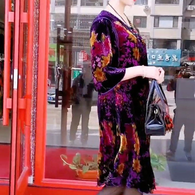 Vintage Broken Flowers Midi Dr - огляд і ціна Summer Clothing For 60 Year Old Woman