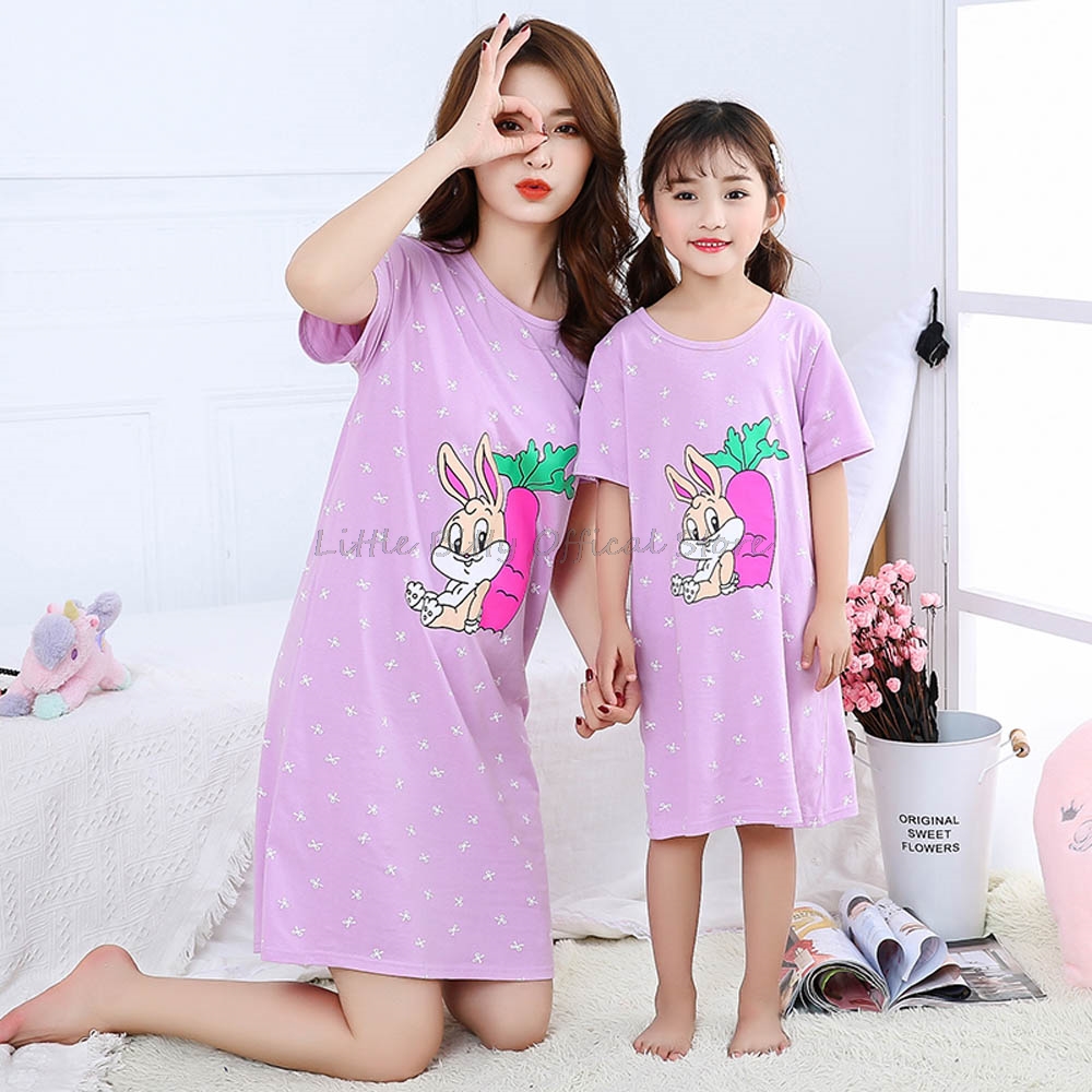 Summer Mom Daughter Night Dres - огляд і ціна Summer Clothing For Teen Girls
