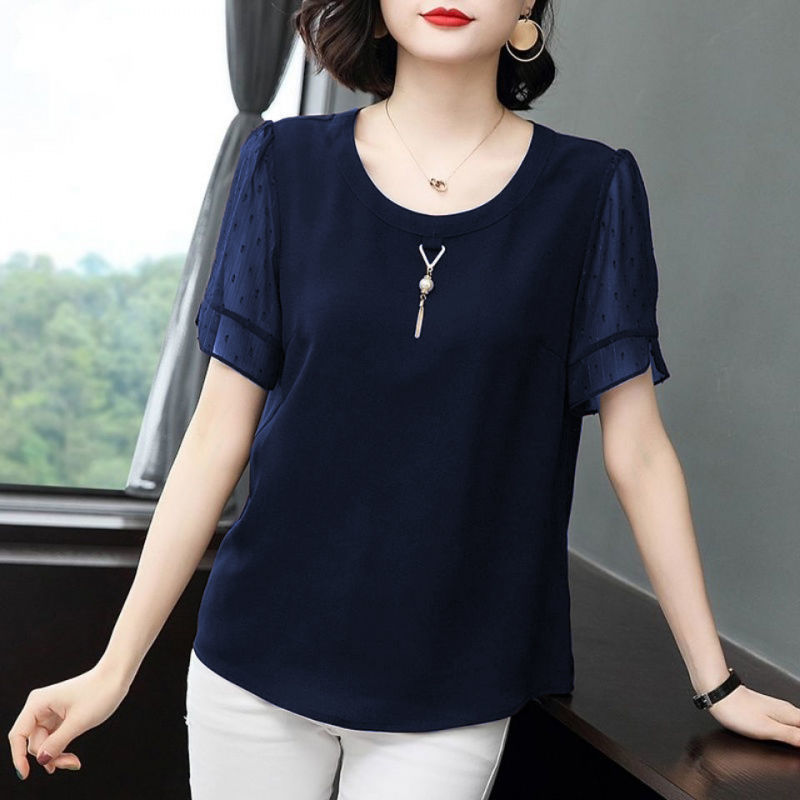 Casual Solid Color All-match S - огляд і ціна Summer Clothing For 60 Year Old Woman
