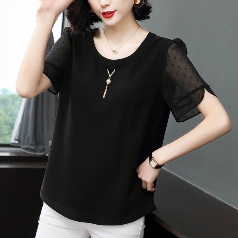 Casual Solid Color All-match S - огляд і ціна Summer Clothing For 60 Year Old Woman