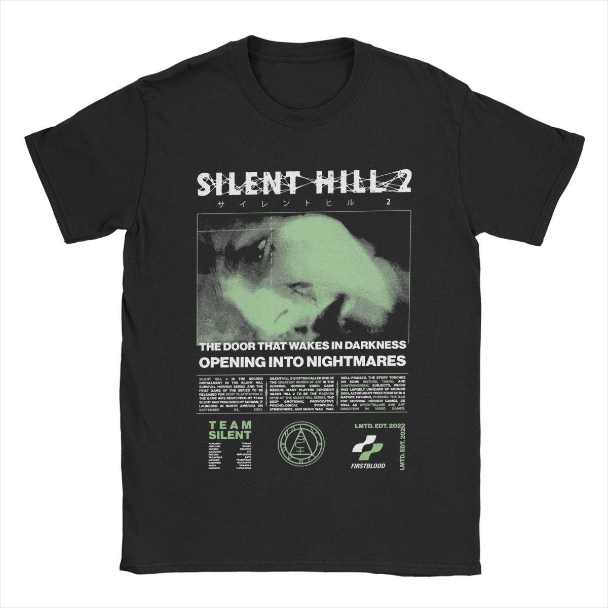 Men Silent Hill 2 T Shirts Cot - огляд і ціна Summer Hill Clothing