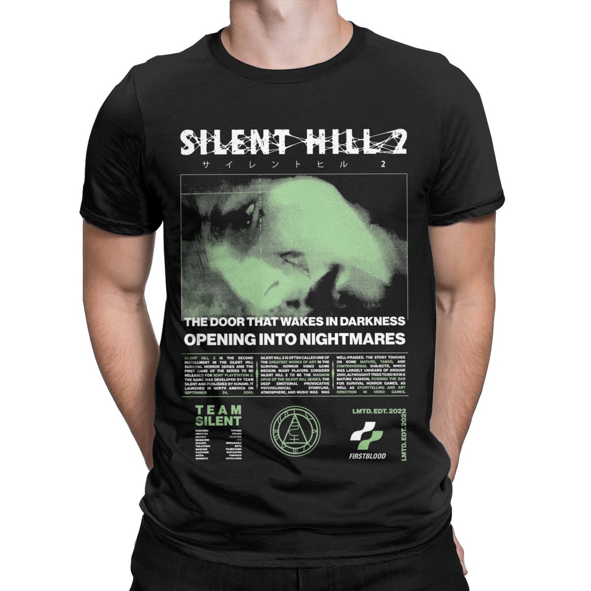 Men Silent Hill 2 T Shirts Cot - огляд і ціна Summer Hill Clothing