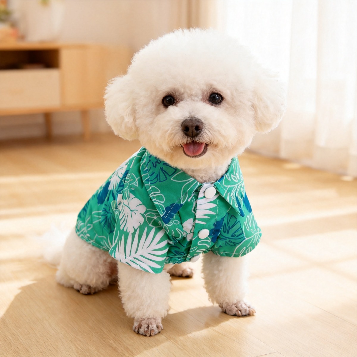 Cat Flower Shirt, Lightweight  - огляд і ціна Summer Dog Clothing