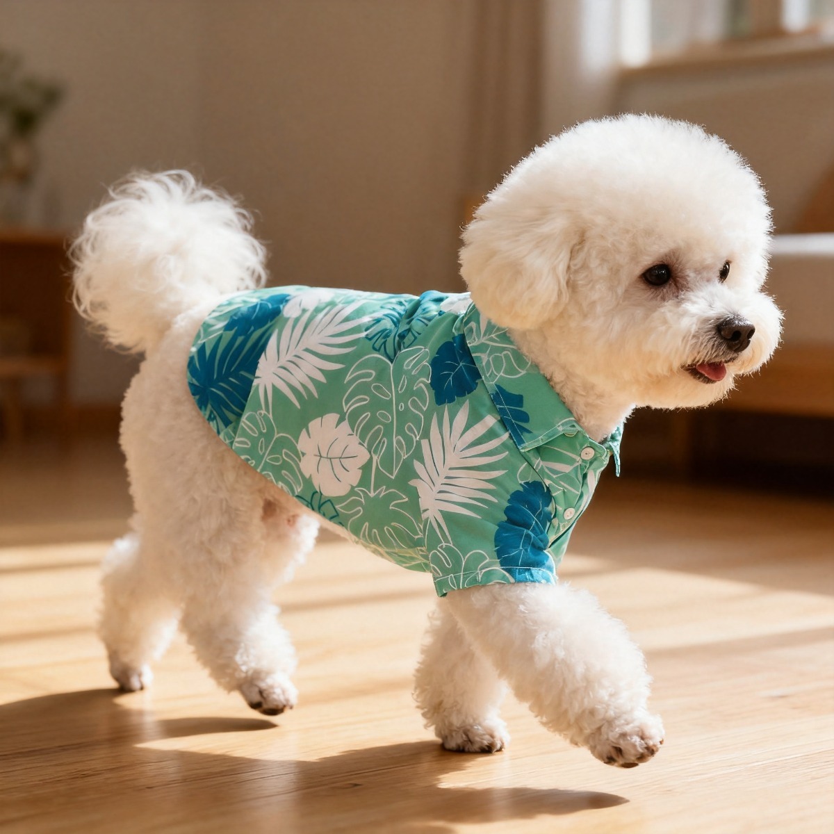 Cat Flower Shirt, Lightweight  - огляд і ціна Summer Dog Clothing