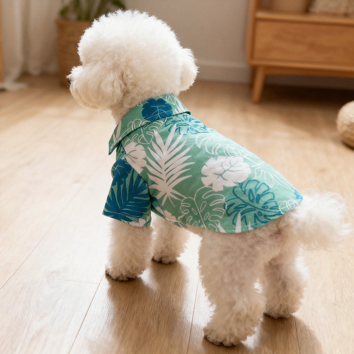 Cat Flower Shirt, Lightweight  - огляд і ціна Summer Dog Clothing