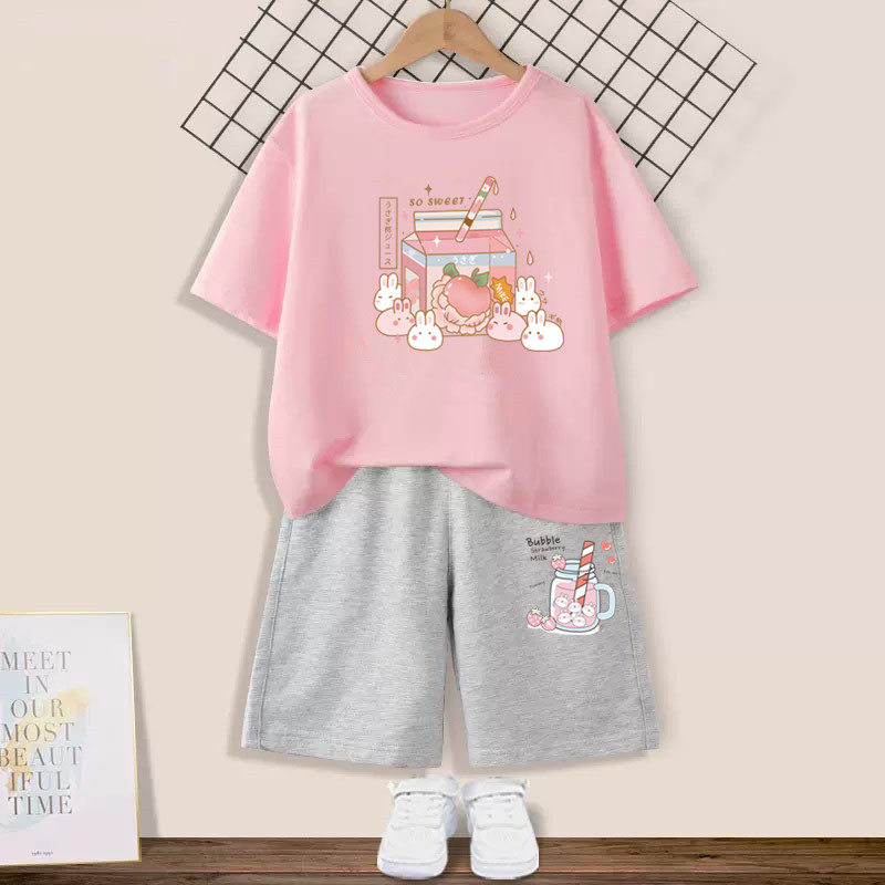 Summer Kids Girls 2Pcs Outfit  - огляд і ціна Summer Clothing For Teen Girls