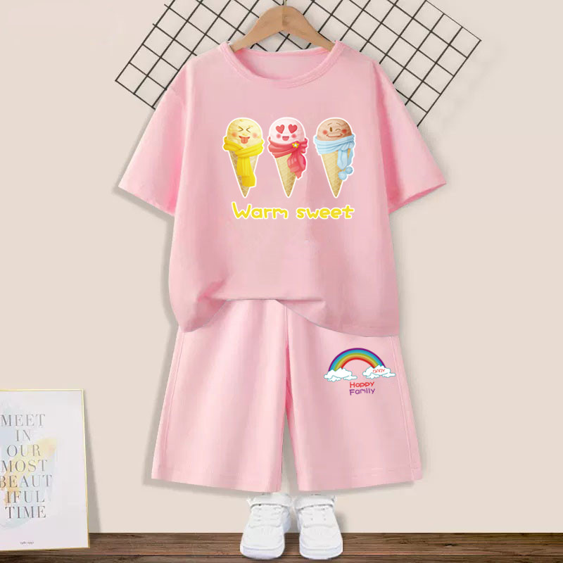 Summer Kids Girls 2Pcs Outfit  - огляд і ціна Summer Clothing For Teen Girls