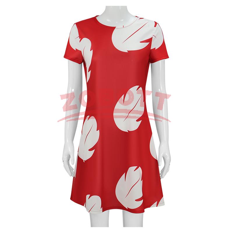 Lilo Dress Women Girl Red Dres - огляд і ціна Summer Clothing Europe