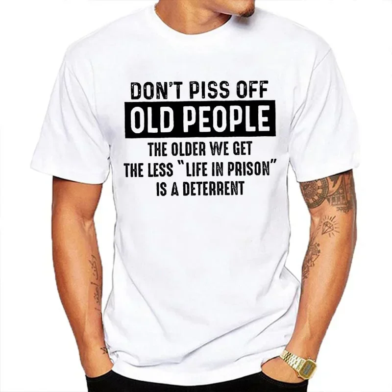 Dont Piss Off Old People Funny - огляд і ціна Summer Clothing Old Money