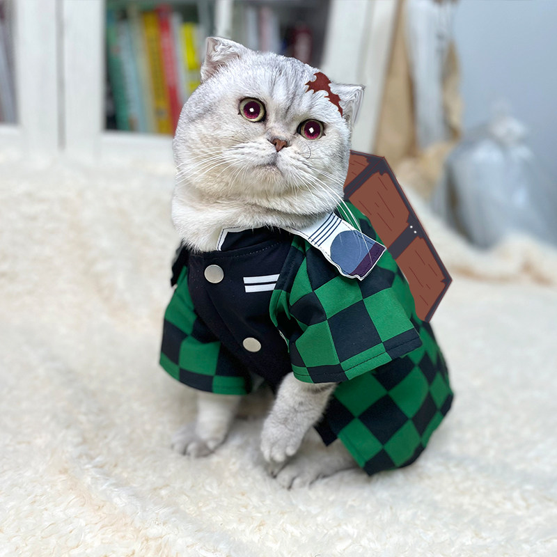 Demon Slayer Zenitsu Pet Cloth - огляд і ціна Summer Dog Clothing