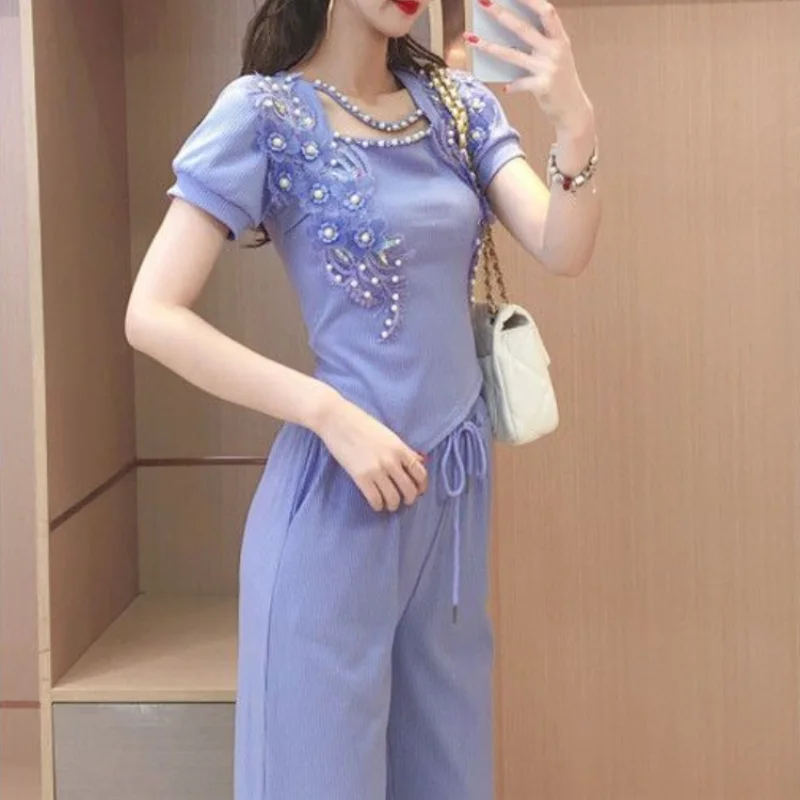 Wide Leg Ladies Trouser Purple - огляд і ціна Summer Clothing Trends For Women