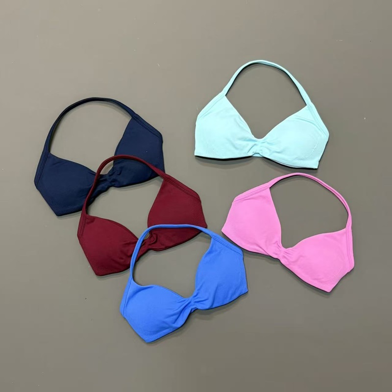 Women Halter Sports Bra V-Neck - огляд і ціна Halter Neck Top