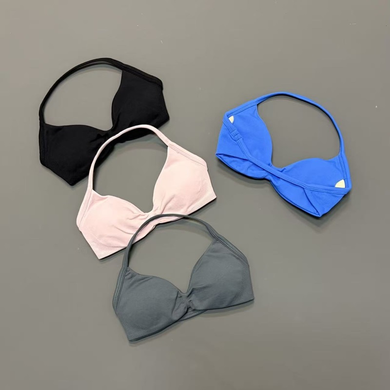 Women Halter Sports Bra V-Neck - огляд і ціна Halter Neck Top