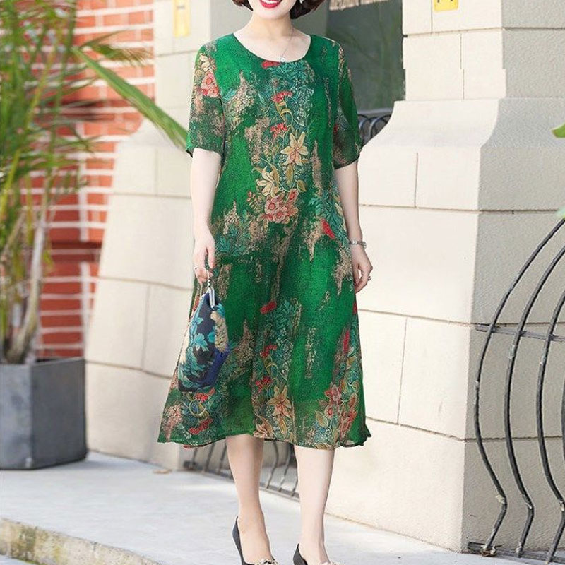 Fashion Irregular Midi Dress V - огляд і ціна Summer Clothing For 60 Year Old Woman