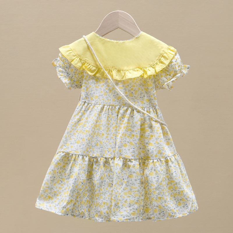 2PCS Summer Yellow Floral Chil - огляд і ціна Summer Clothing For Teen Girls