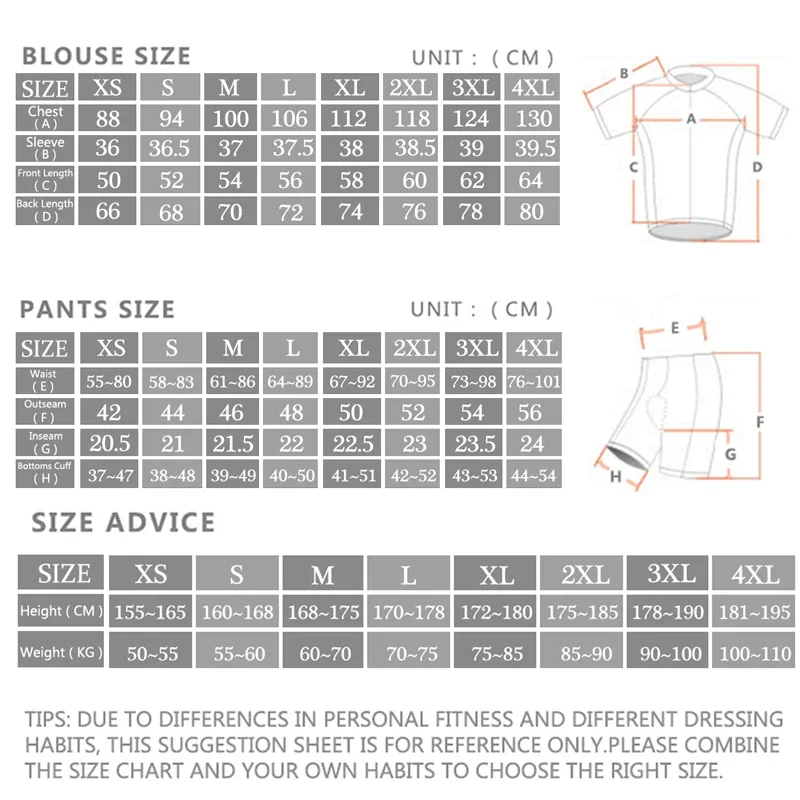 -Pro Cycling Jersey Set, Sport - огляд і ціна Summer Clothing Men 2025